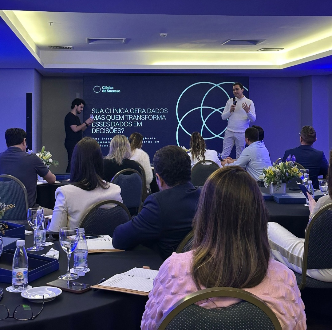 Palestra sobre transformação de dados em decisões na clínica